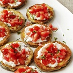 Aubergine mit Ricotta