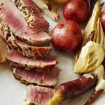 Thunfischsteak mit Rosmarin