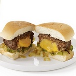 Saftiger Lucy Cheeseburger