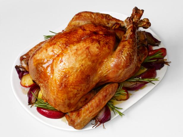 Rezept für gebratenen Truthahn mit Rosmarin