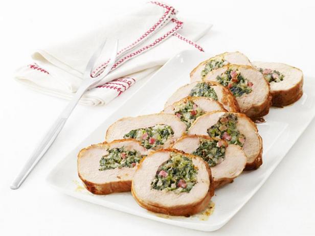 Come preparare un involtino di tacchino ripieno di riso e pancetta