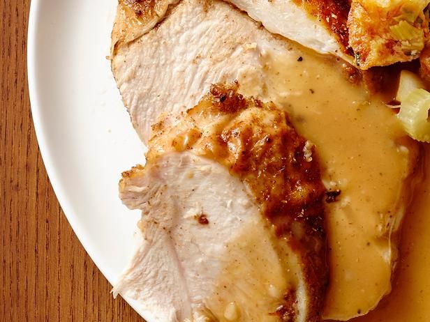 Rezept für gebratenen Truthahn mit Butter und Paprika