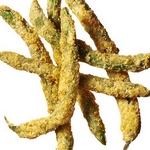 Frittierte grüne Bohnen