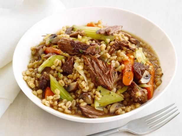 Zubereitung - Gerstenbrei mit Rindfleisch