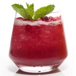 Cranberry-Whiskey-Slush