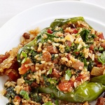 Cajun-gefüllte Paprika