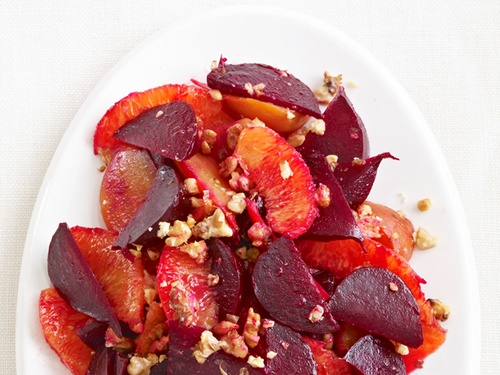 Zubereitung - Warmer Rote-Bete-Salat mit Orangen und Walnüssen