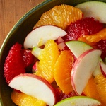 Apfel- und Orangensalat