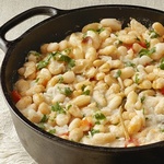 Geschmorte Cannellini-Bohnen