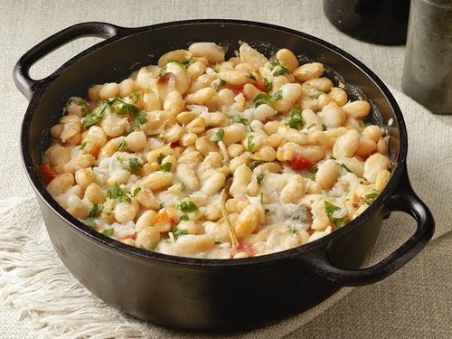 Rezept für geschmorte Cannellini-Bohnen