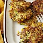 Mais-Zucchini-Puffer