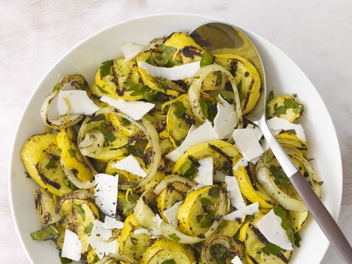 Zubereitung - Gegrillte gelbe Zucchini