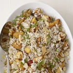أرز مع نكتارين مشوي