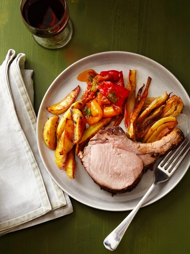 Zubereitung - Schweinebraten nach toskanischer Art mit Fenchel