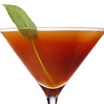 Eistee mit Whisky und Salbei