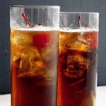 Cherry Cuba Libre Cocktail