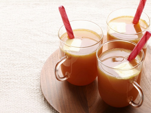 Zubereitung - Heißes Apfel-Zimt-Getränk mit Butter