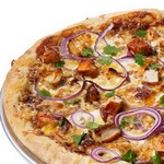 BBQ-Hähnchen-Pizza