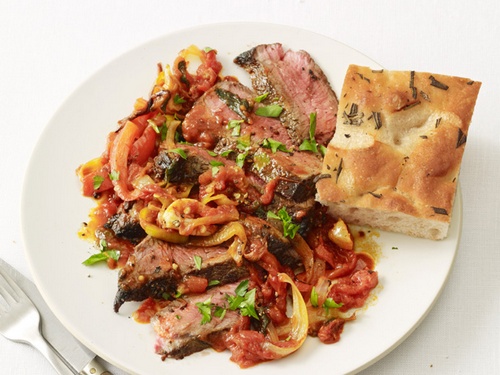 Zubereitung - Rindersteak mit Pizzaiola-Sauce