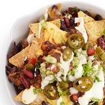 Nachos mit Guacamole-Sauce