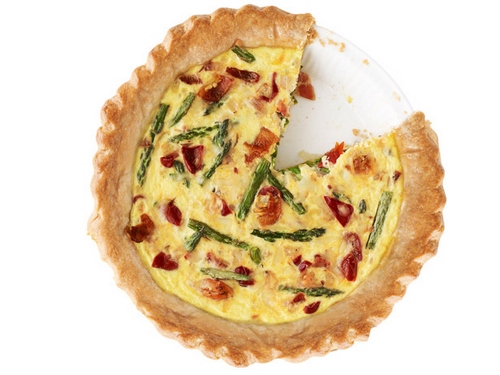 Rezept für Spargel-Paprika-Torte