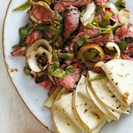 Rindfleisch-Fajitas