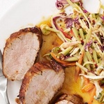 Cajun-Schweinebraten mit Krautsalat