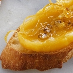 Bruschetta mit Zitronen-Anis-Marmelade