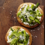 Frühlings-Mini-Pizzen