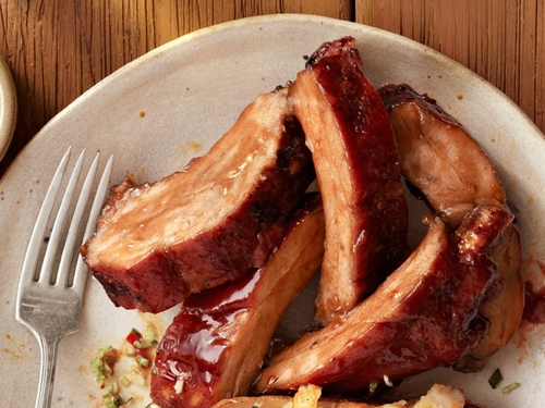 Zubereitung - Süß-scharfe Schweinerippchen