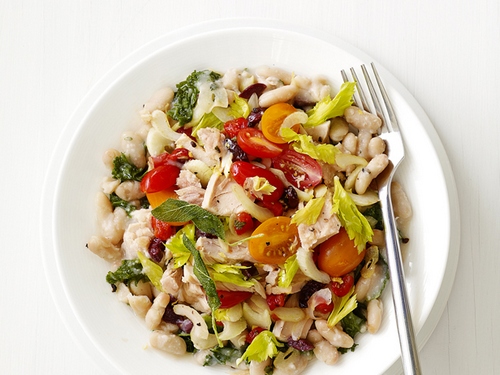 Zubereitung - Warmer toskanischer Bohnen-Thunfisch-Salat