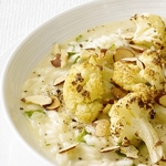 Gebackenes Blumenkohlrisotto