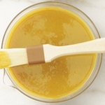 Orangen-Senf-Glasur