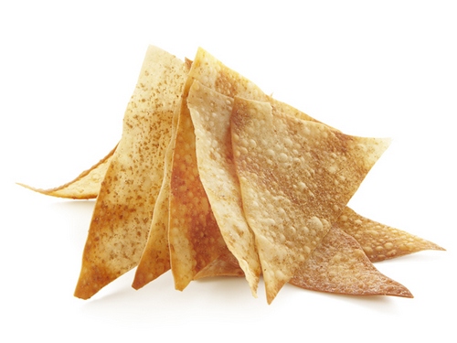 Wie man Weizen-Wonton-Chips zubereitet