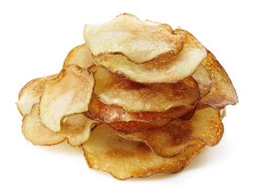 Wie man Knoblauch-Kartoffelchips zubereitet
