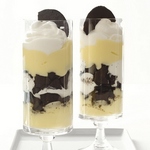 Amerikanisches Schokoladenkekse-Parfait