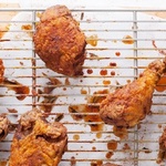 Frittierte Hähnchenschenkel