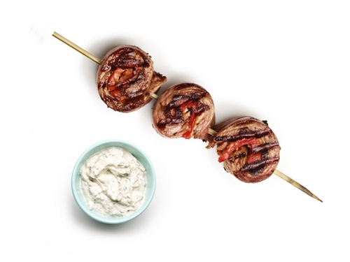 Zubereitung - Rindfleisch-Paprika-Spieße