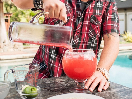 Zubereitung - Poloma Picante Himbeercocktail