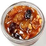 Traubenmarmelade mit Walnüssen