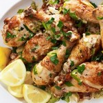 Ofengebratene Hähnchenkeulen mit Lauch