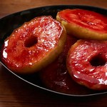 Gebratene Äpfel in Granatapfelglasur