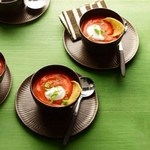 Tomatensuppe mit Chipotle-Paprika und Tortilla-Chips
