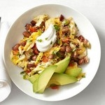 Mexikanisches Omelett mit Chorizo ​​und Bohnen