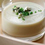 Herbstliche kalte Suppe