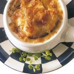 Französische Zwiebelcremesuppe