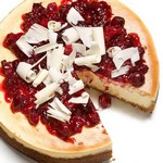 Cranberry- und Weißschokoladen-Käsekuchen