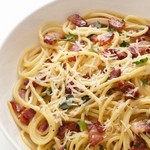 Spaghetti Carbonara mit Speck