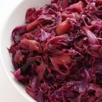 Rotkohl in Apfelwein geschmort