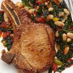 Cajun-Schweinelende mit Grünkohl